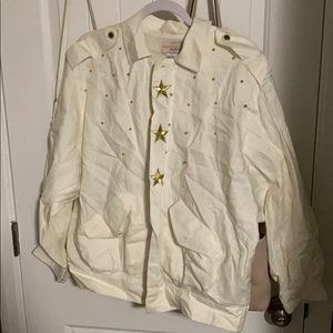 Vintage white sun jacket